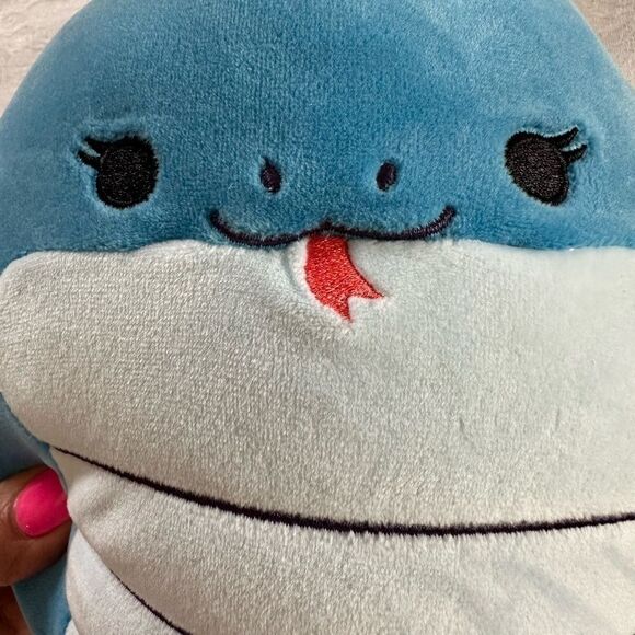 Squishmallow Vermicelli the Snake Cottagecore Squad 8” Blue - Picture 6 of 7